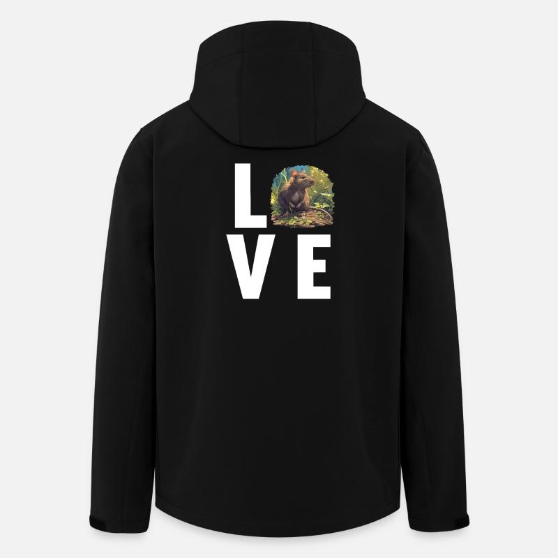 Rat Rat - Men’s Recycled Softshell Jacket by Stanley/Stella - black