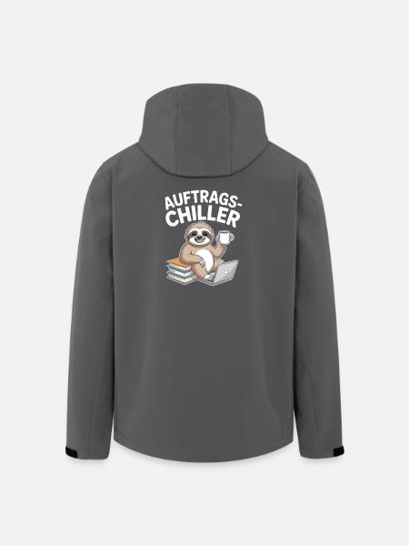 Commander Chiller Commander Chiller Bureau Sloth - Veste softshell homme en polyester recyclé Stanley/Stella - noir