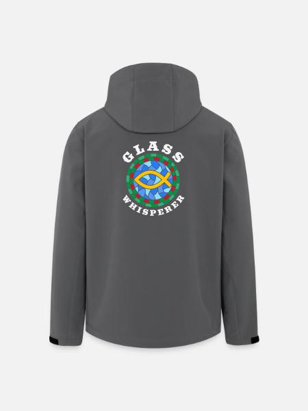 Buntglas-kunst Buntglas-künstler - Recycelte Männer Softshell-Jacke von Stanley/Stella - Schwarz