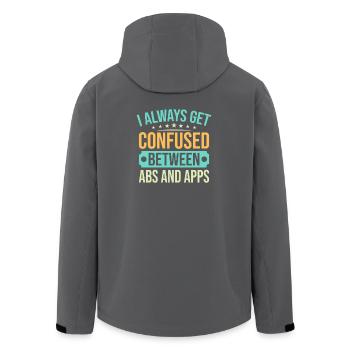 Les passionnés de fitness sont confus entre ABS et applications - Veste softshell homme en polyester recyclé Stanley/Stella - noir - Dos - AI Model Male 185 light (185cm)