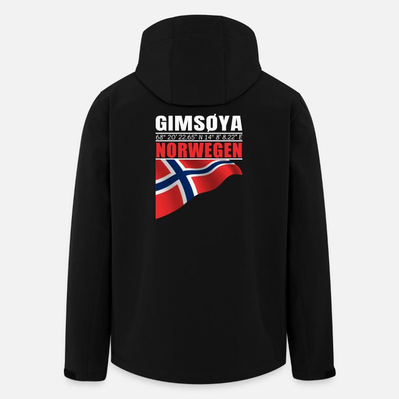 GIMSØYA - Men’s Recycled Softshell Jacket by Stanley/Stella - black