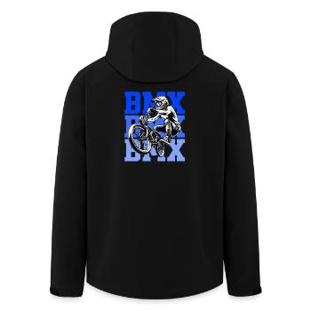 BMX Freestyle Sport Art - Veste softshell homme en polyester recyclé Stanley/Stella - noir - Dos - AI Model Male 185 light (185cm)