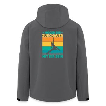 May the spectators be with you, circus performers - Men’s Recycled Softshell Jacket by Stanley/Stella - black - Back - AI Model Male 185 light (185cm)