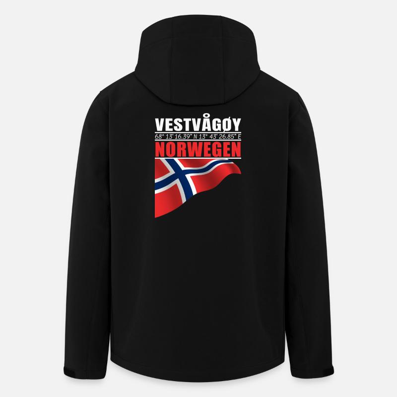VESTVÅGØY - Veste softshell homme en polyester recyclé Stanley/Stella - noir
