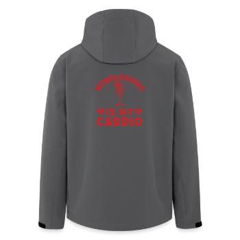 Le monologue de comédie musicale est mon théâtre cardio - Veste softshell homme en polyester recyclé Stanley/Stella - noir - Dos - AI Model Male 185 light (185cm)