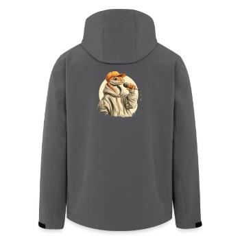 Serpent rapeur en sweat à capuche - Veste softshell homme en polyester recyclé Stanley/Stella - noir - Dos - AI Model Male 185 light (185cm)