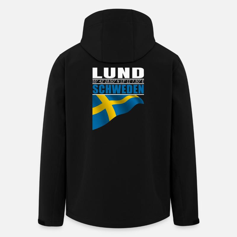 Lund - Veste softshell homme en polyester recyclé Stanley/Stella - noir