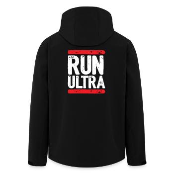 Lauf Ultra - Recycelte Männer Softshell-Jacke von Stanley/Stella - Schwarz - Hinten - AI Model Male 185 light (185cm)