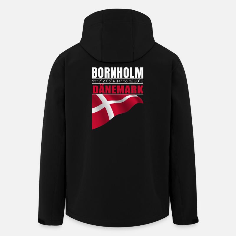 Bornholm - Men’s Recycled Softshell Jacket by Stanley/Stella - black
