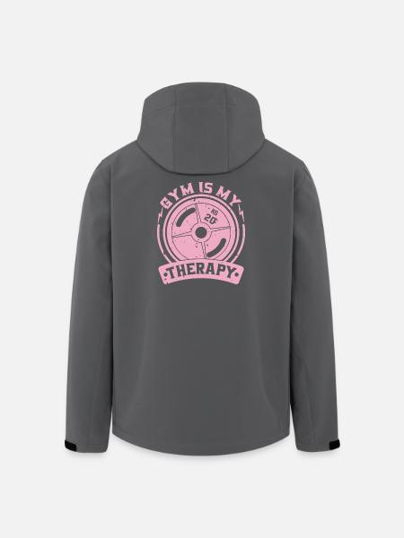Gym is my therapy - Men’s Recycled Softshell Jacket by Stanley/Stella - black