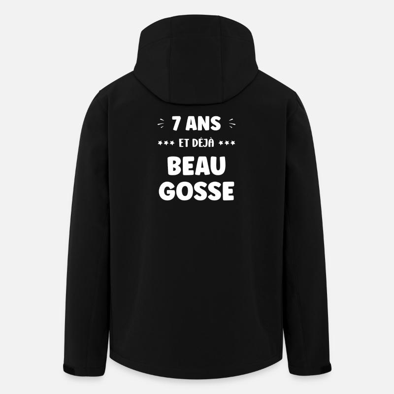 7 ans - Veste softshell homme en polyester recyclé Stanley/Stella - noir