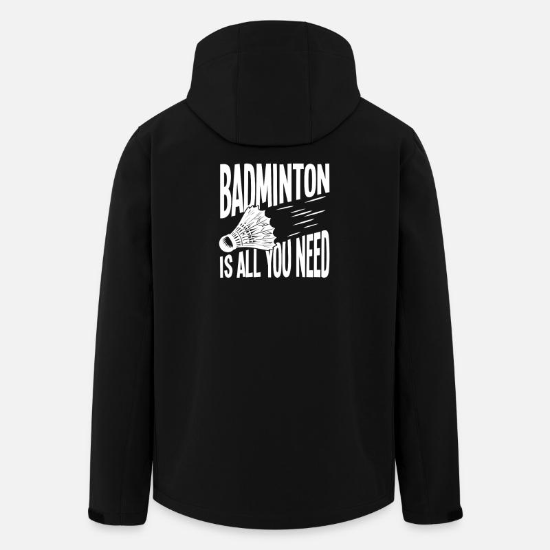 Badminton: Alles, was du brauchst - Recycelte Männer Softshell-Jacke von Stanley/Stella - Schwarz