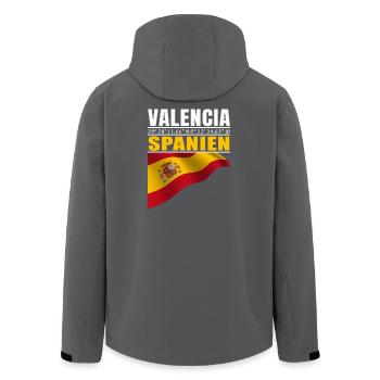 Valence - Veste softshell homme en polyester recyclé Stanley/Stella - charbon - Dos - AI Model Male 185 light (185cm)