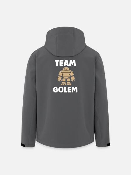Team golem - Men’s Recycled Softshell Jacket by Stanley/Stella - black