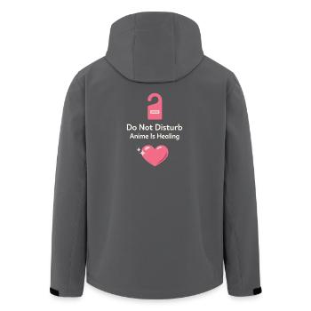 Anime-introvert Weeb Stubenhocker - Recycelte Männer Softshell-Jacke von Stanley/Stella - Anthrazit - Hinten - AI Model Male 185 light (185cm)