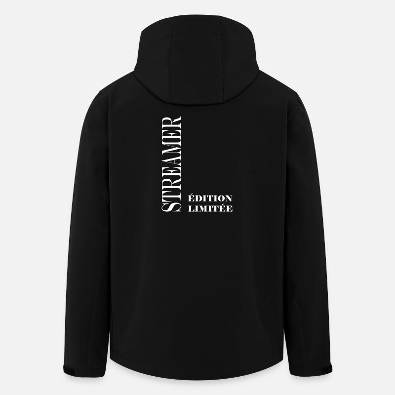 Streamer - Men’s Recycled Softshell Jacket by Stanley/Stella - black