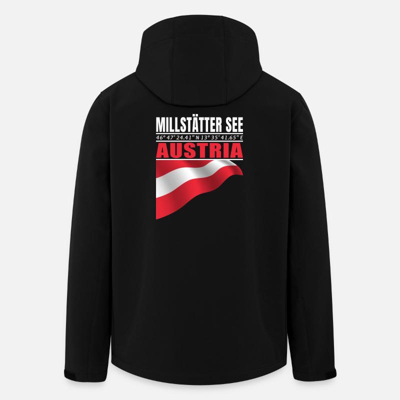 Millstätter See - Recycelte Männer Softshell-Jacke von Stanley/Stella - Schwarz
