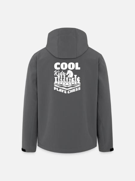 Cool kids playing chess - Men’s Recycled Softshell Jacket by Stanley/Stella - black