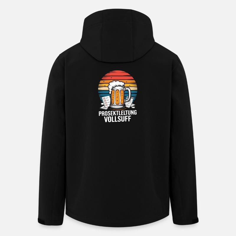 Prosektleitung vollsuff lustiger bier spruch für - Veste softshell homme en polyester recyclé Stanley/Stella - noir