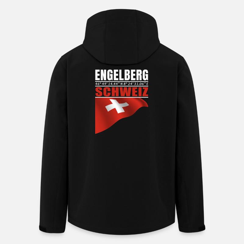 Engelberg - Men’s Recycled Softshell Jacket by Stanley/Stella - black