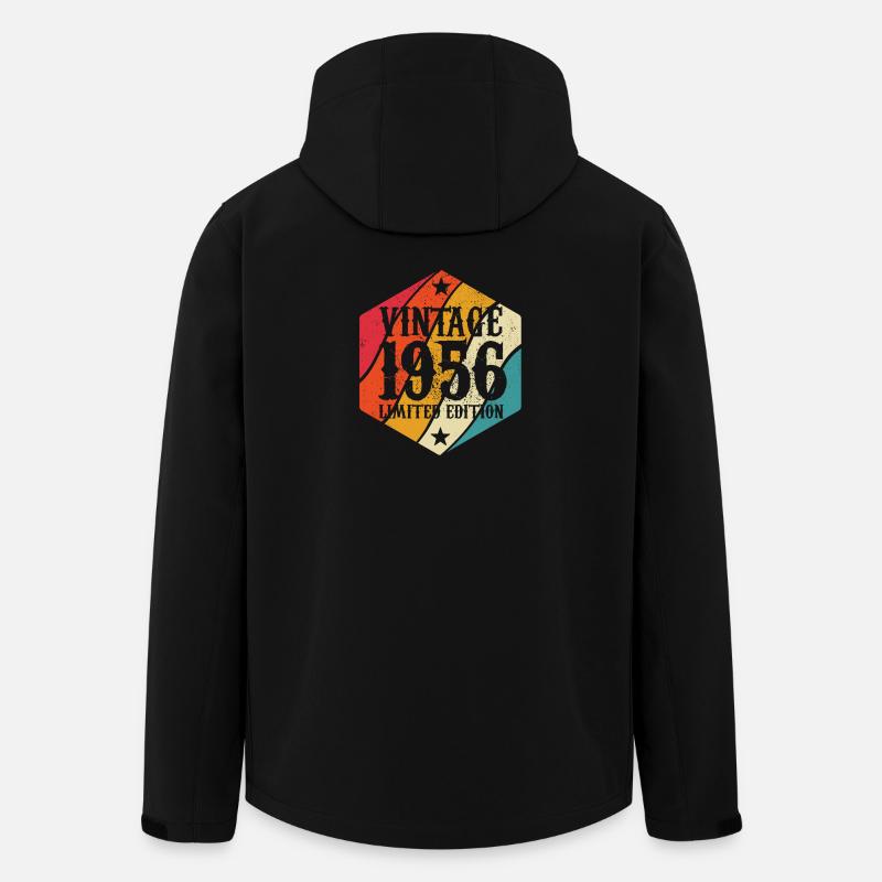 Limited Edition 1956 Birthday Gift - Men’s Recycled Softshell Jacket by Stanley/Stella - black
