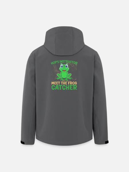 Frog Catcher Hop´s Instructor Frog - Recycelte Männer Softshell-Jacke von Stanley/Stella - Schwarz