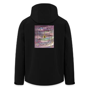 Tambour de cérémonie - Veste softshell homme en polyester recyclé Stanley/Stella - noir - Dos - AI Model Male 185 light (185cm)
