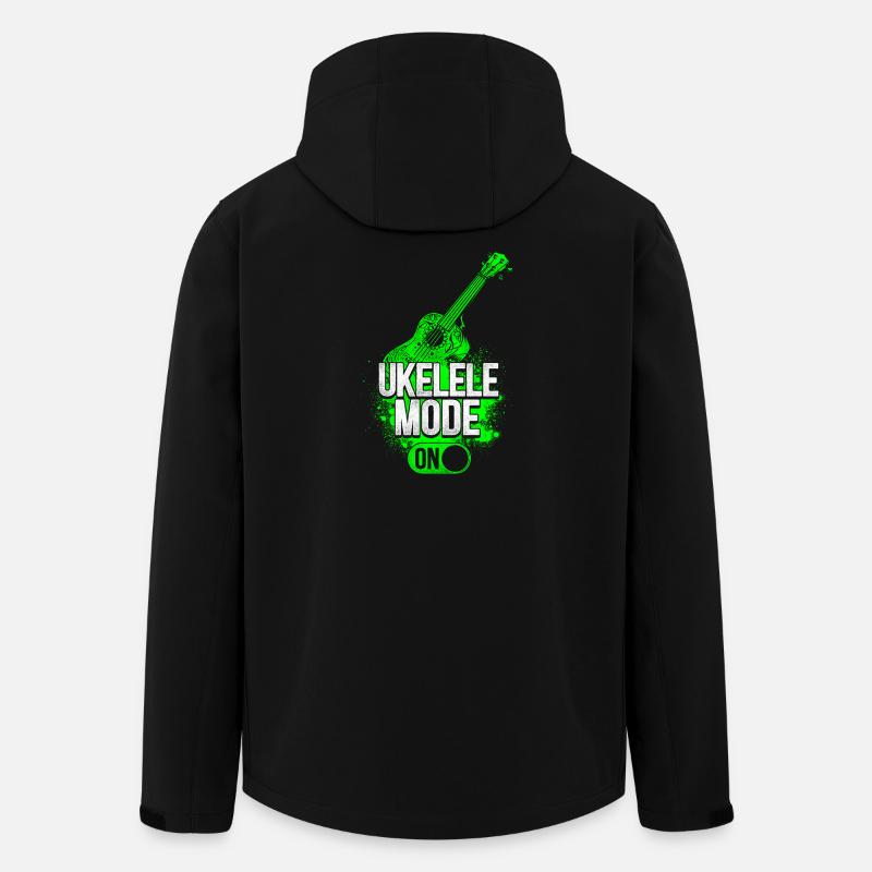 Hawaiian Ukulele Uke Ukulele Mode - Recycelte Männer Softshell-Jacke von Stanley/Stella - Schwarz
