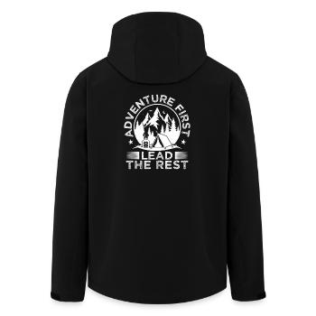 boys scout Scouting Adventures First Scout - Recycelte Männer Softshell-Jacke von Stanley/Stella - Schwarz - Hinten - AI Model Male 185 light (185cm)