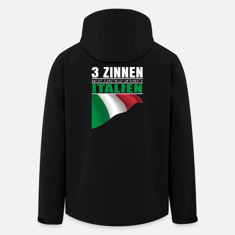 3 Peaks - Men’s Recycled Softshell Jacket by Stanley/Stella - black