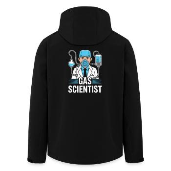 Anesthesiologist Gas Scientist Anesthesia - Recycelte Männer Softshell-Jacke von Stanley/Stella - Schwarz - Hinten - AI Model Male 185 light (185cm)