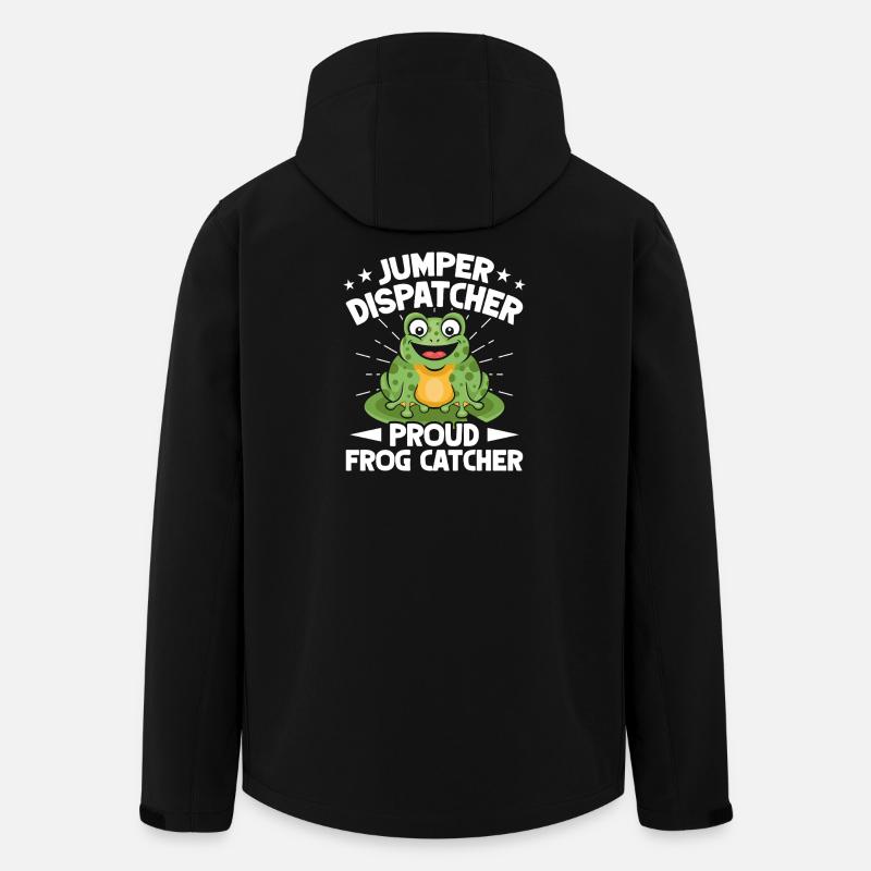 Frog Catcher Dispatcher Proud Frog - Men’s Recycled Softshell Jacket by Stanley/Stella - black