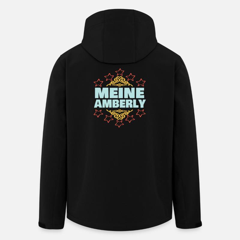 Maedchen Amberly - Recycelte Männer Softshell-Jacke von Stanley/Stella - Schwarz