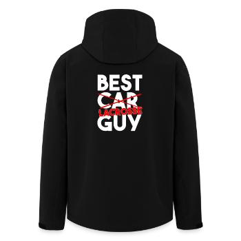 Meilleur joueur sportif de crosse entraîneur - Veste softshell homme en polyester recyclé Stanley/Stella - noir - Dos - AI Model Male 185 light (185cm)