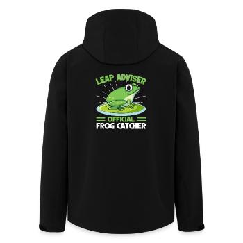 Frog Catcher Leap Adviser Frog - Men’s Recycled Softshell Jacket by Stanley/Stella - black - Back - AI Model Male 185 light (185cm)