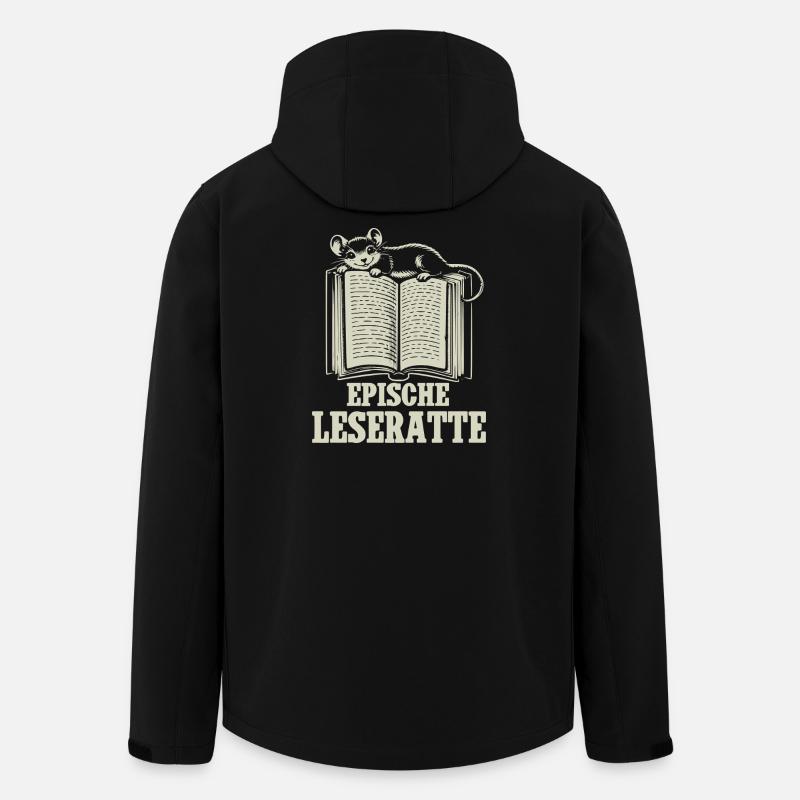 Epic Bookworm - Men’s Recycled Softshell Jacket by Stanley/Stella - black