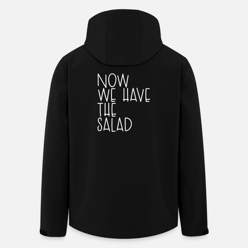 NOW WE HAVE THE SALAD - Men’s Recycled Softshell Jacket by Stanley/Stella - black