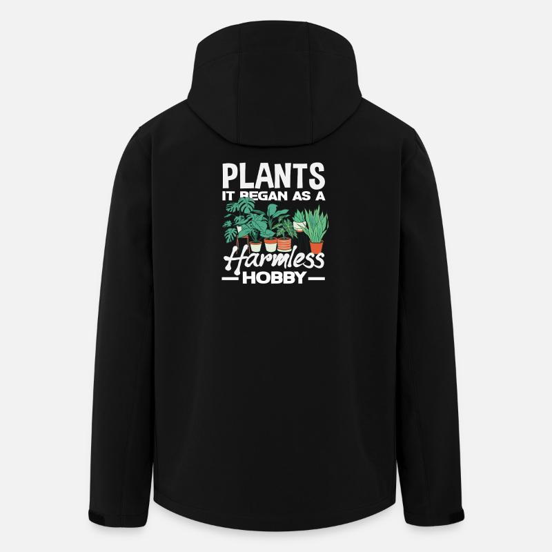 Plants It started as a harmless hobby of a - Men’s Recycled Softshell Jacket by Stanley/Stella - black