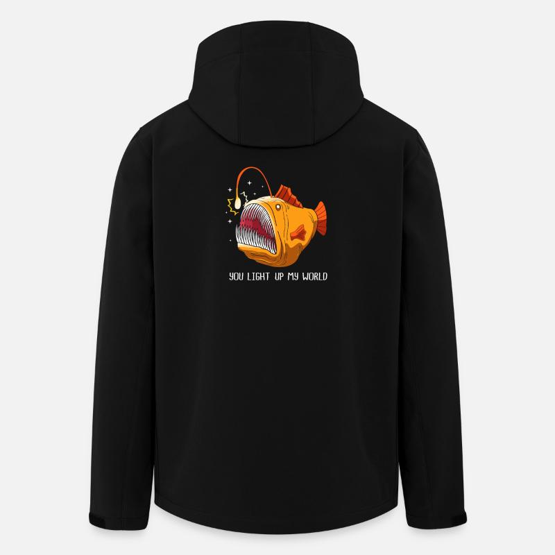 Poisson-grenouille - Veste softshell homme en polyester recyclé Stanley/Stella - noir
