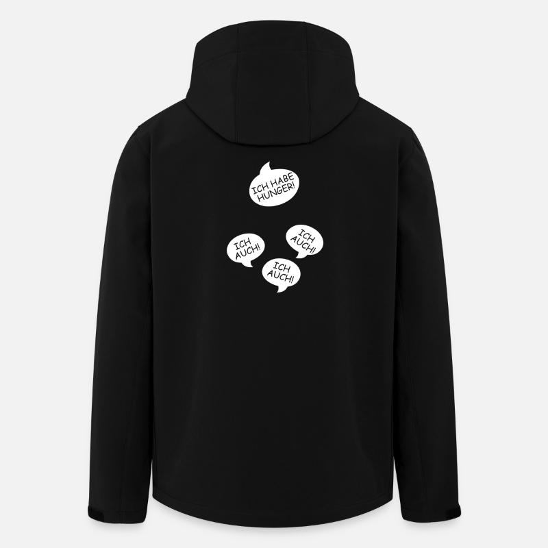 Pregnancy Announce Triplets Mom Mom - Men’s Recycled Softshell Jacket by Stanley/Stella - black