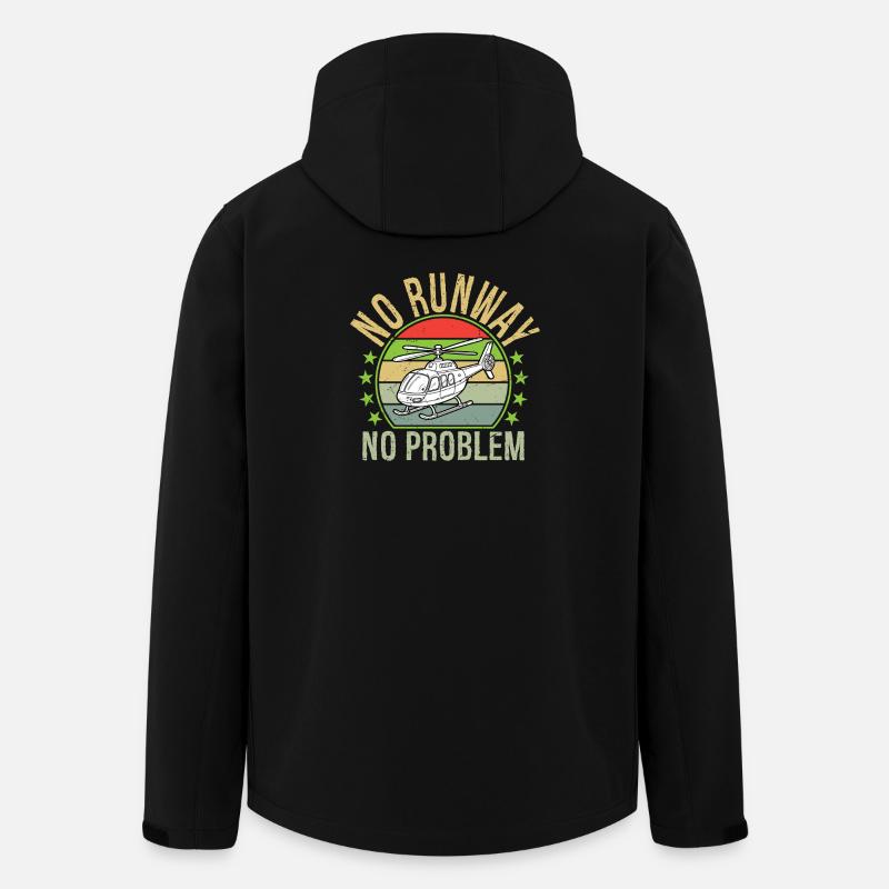 No Runway, No Problem - Recycelte Männer Softshell-Jacke von Stanley/Stella - Schwarz