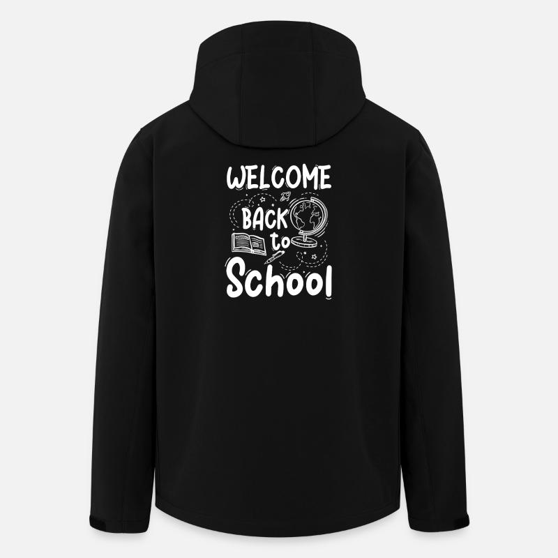 Back to School – Hand Drawing - Men’s Recycled Softshell Jacket by Stanley/Stella - black