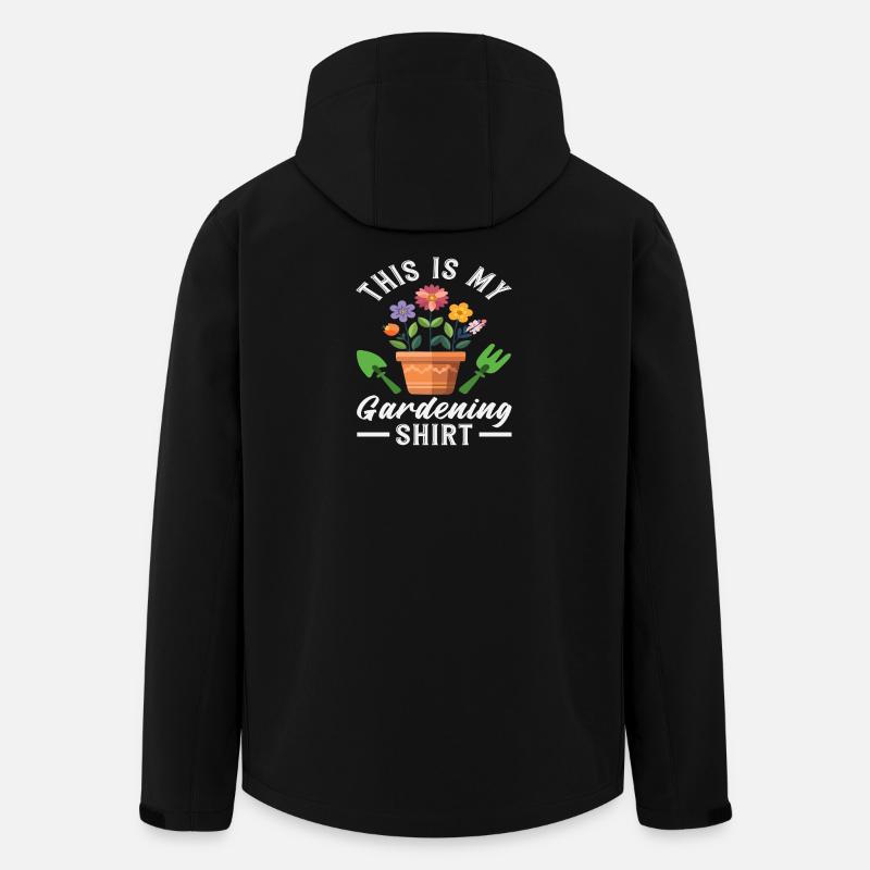 Plant Lover Succulent This is - Men’s Recycled Softshell Jacket by Stanley/Stella - black