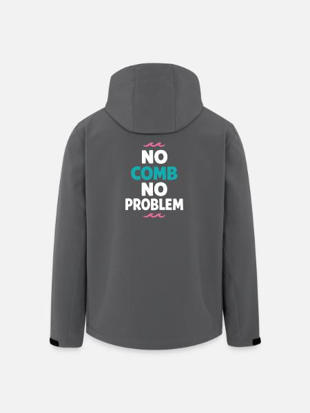 Sea hairs don't care about - Men’s Recycled Softshell Jacket by Stanley/Stella - black