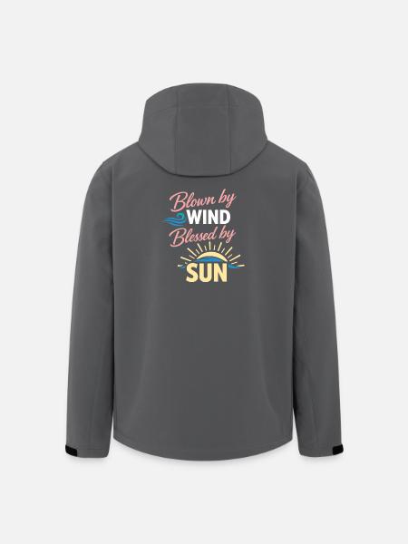 Sea hairs don't care about - Men’s Recycled Softshell Jacket by Stanley/Stella - black