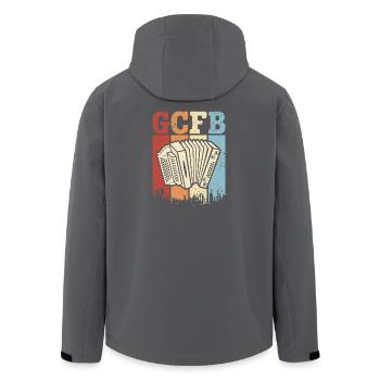 Styrian Accordion GCFB Accordion Squeezebox - Men’s Recycled Softshell Jacket by Stanley/Stella - anthracite - Back - AI Model Male 185 light (185cm)