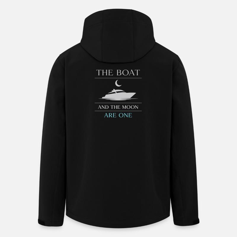 Nachtbootfahren Mit - Recycelte Männer Softshell-Jacke von Stanley/Stella - Schwarz