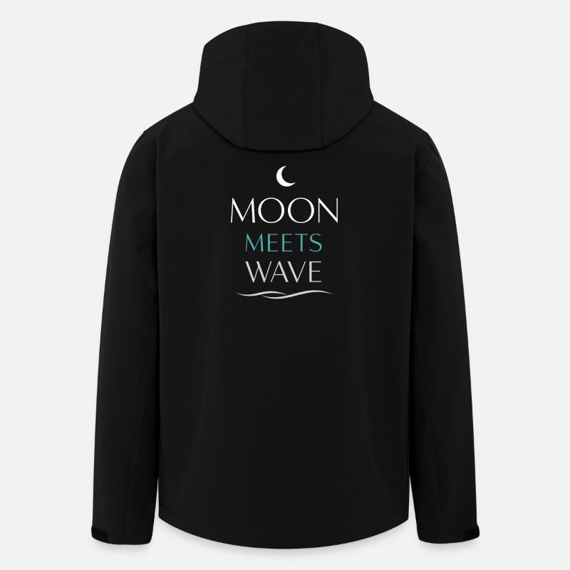 Nachtbootfahren Mit - Recycelte Männer Softshell-Jacke von Stanley/Stella - Schwarz