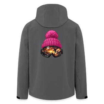 Apres Ski Lustige Sprüche Niedlich Party Geschenk - Recycelte Männer Softshell-Jacke von Stanley/Stella - Schwarz - Hinten - AI Model Male 185 light (185cm)