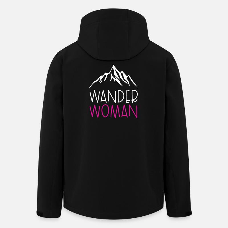 Wander Woman - Men’s Recycled Softshell Jacket by Stanley/Stella - black